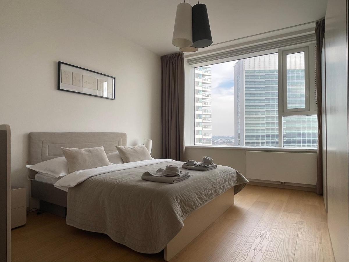 Sag Panorama Apartment 3 Rooms 19Th Floor Great View Free Parking Братислава Екстериор снимка